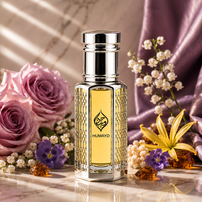HUMAYD Violet Musk Perfume Oil Unisex | Alcohol Free Roll On Fragrance 6ml