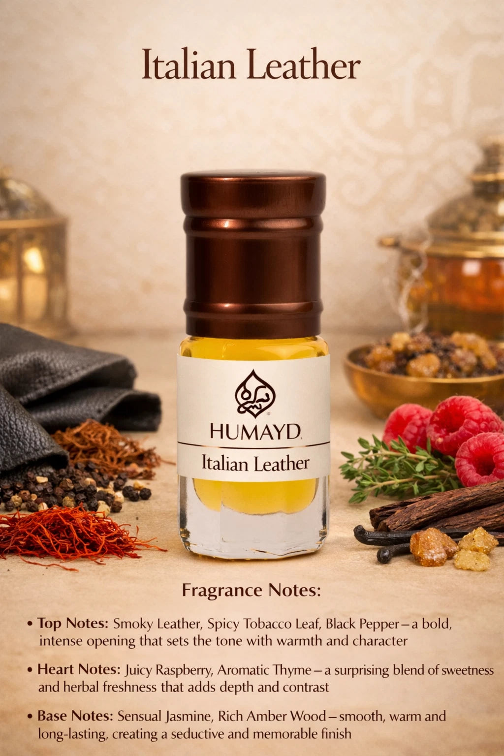 HUMAYD Perfume Oil Unisex | Musk | Oud | Attar | Fragrance | Roll On | Choose Any Scent 3ml