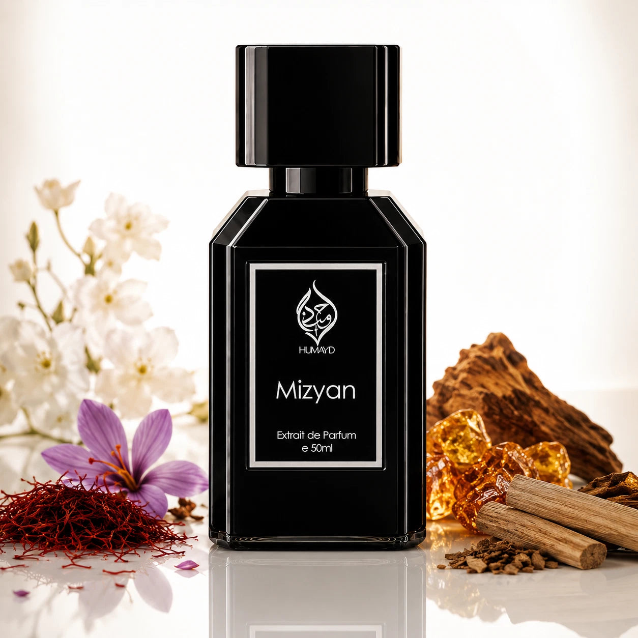 Mizyan Arabian Perfume Unisex OrientalLong Lasting Extrait de Parfum Humayd 50ml