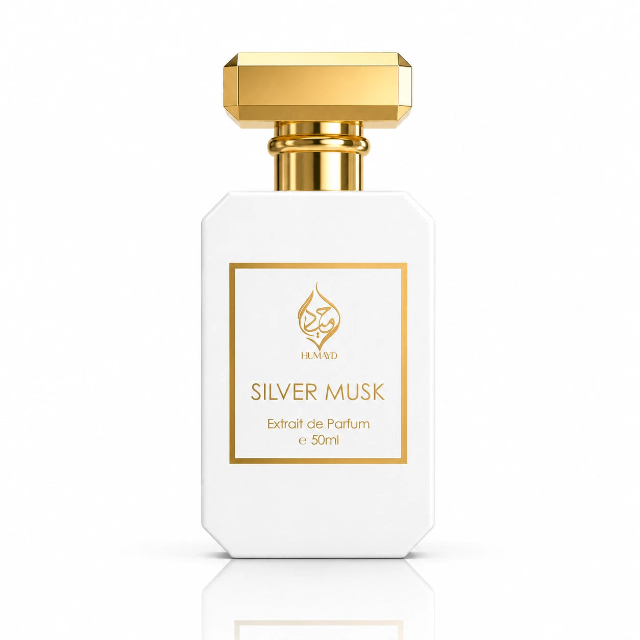 Silver Musk Extrait de Parfum Unisex Floral Citrus Musk Perfume by Humayd 50ml