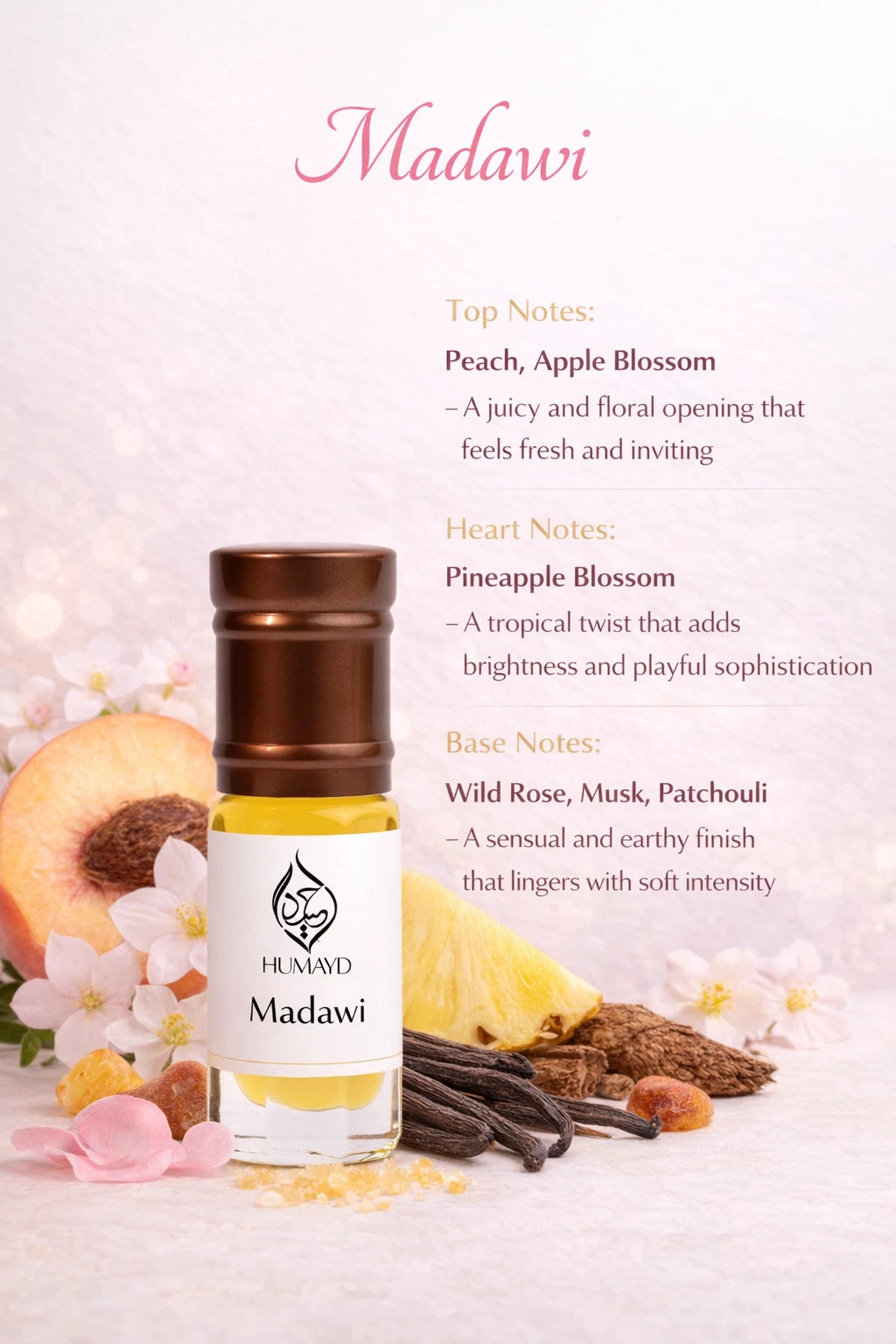 HUMAYD Perfume Oil Unisex | Musk | Oud | Attar | Fragrance | Roll On | Choose Any Scent 3ml
