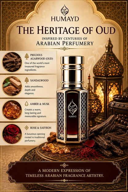 Dehnal Oud Cambodi Perfume Oil 6ml | Thick Long Lasting Sweet Agarwood Oud Oil
