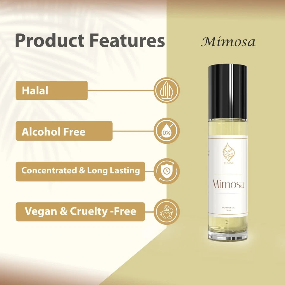 Mimosa Perfume Oil by Humayd Perfumes – 10ml Roll-On