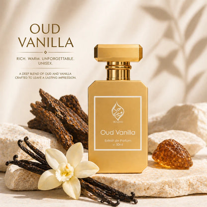 Oud Vanilla Gourmand Arabian Vanilla Oud Perfume Long Lasting Unisex Spray 50ml