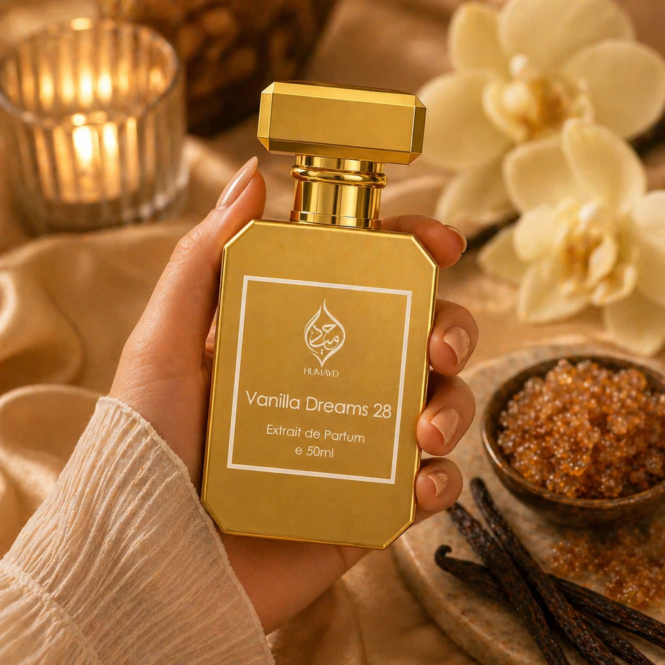 Vanilla Dreams 28 Arabian Gourmand Vanilla Unisex Extrait de Parfum Humayd 50ml