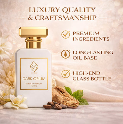 Dark Opium Womens Extrait de Parfum Niche Coffee Vanilla Floral Fragrance 50ml