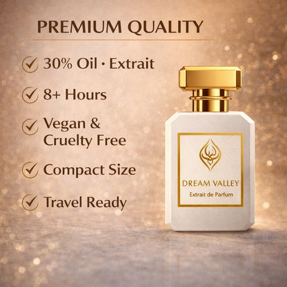 Dream Valley Extrait de Parfum Arabian Niche Unisex Fragrance Long Lasting 50ml