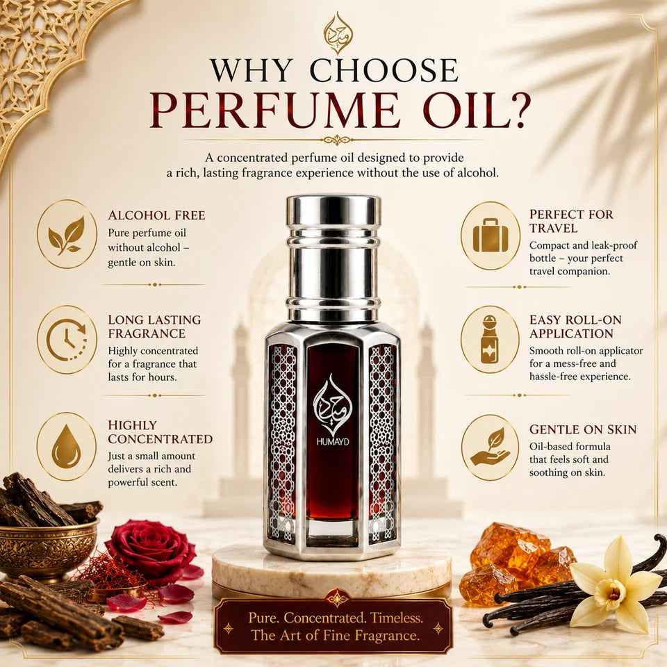 Musk Kaaba Perfume Oil Concentrated Musk Oud Perfume Attar Alcohol free 6ml