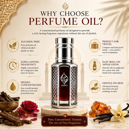 Musk Kaaba Perfume Oil Concentrated Musk Oud Perfume Attar Alcohol free 6ml