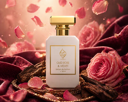 Oud Rose Velvet Floral Oud Womens Perfume Premium Extrait de Parfum Humayd 50ml
