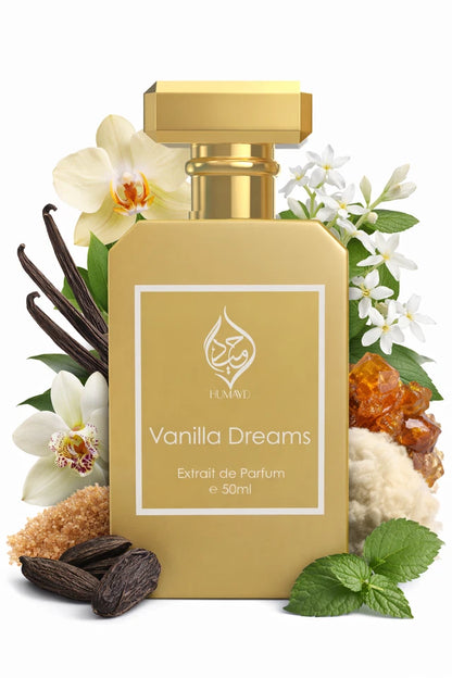 Vanilla Dreams 28 Arabian Gourmand Vanilla Unisex Extrait de Parfum Humayd 50ml