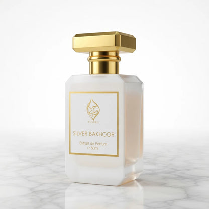 Silver Bakhoor Extrait de Parfum Niche Arabian Perfume Floral Spicy Unisex 50ml