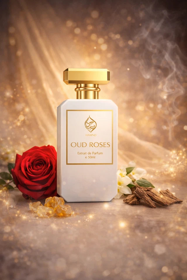 Oud Roses Extrait de Parfum Rose Arabian Oud Perfume Long Lasting by Humayd 50ml