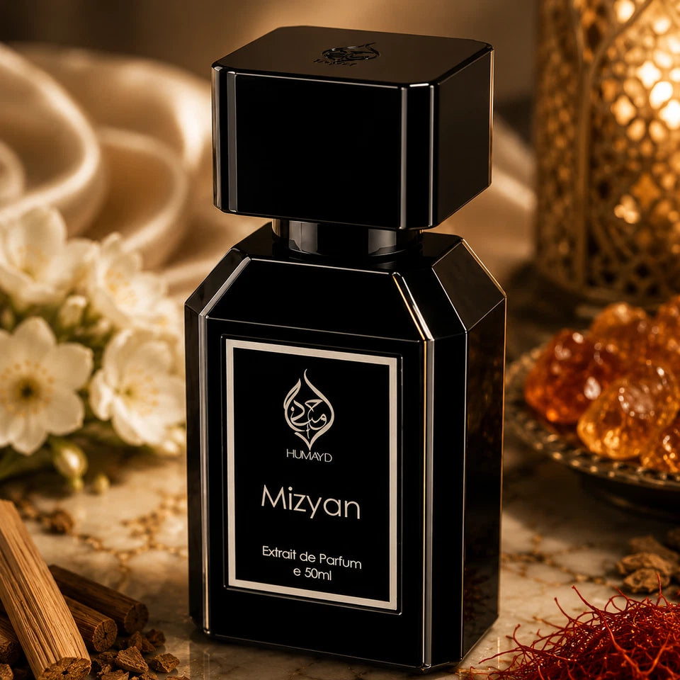 Mizyan Arabian Perfume Unisex OrientalLong Lasting Extrait de Parfum Humayd 50ml