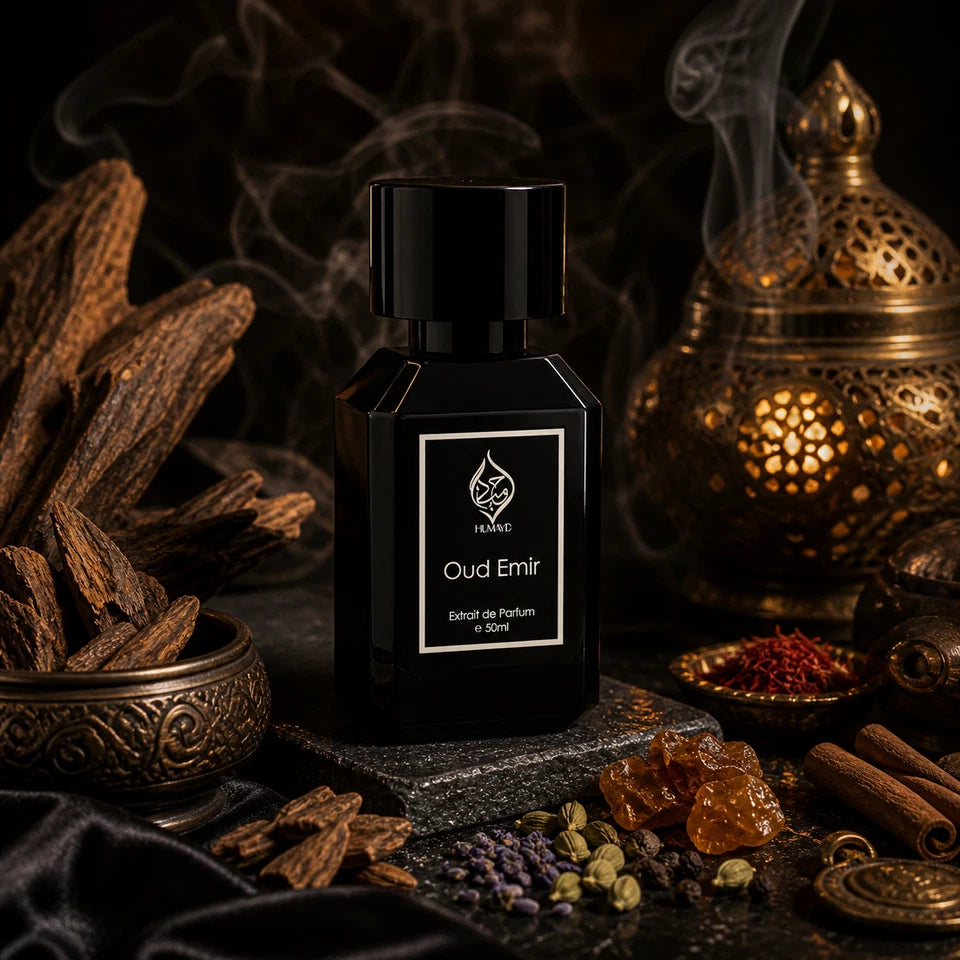 Oud Emir Woody Oud Perfume for Men Arabic Niche Extrait de Parfum by Humayd 50ml