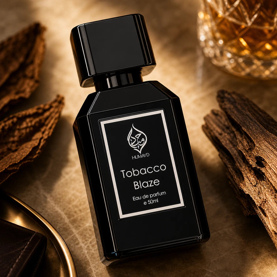 Tobacco Blaze Mens Perfume Arabian Tobacco Leather Oud Perfume Spray Humayd 50ml