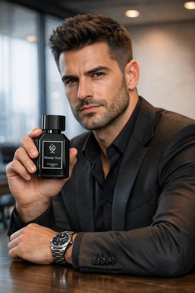 Woody Oud Perfume for Men Long Lasting Oud Fragrance EDP Spray by Humayd 50ml