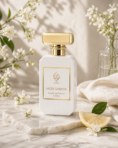 Musk Sabaya Extrait De Parfum Arabian Musk Floral Unisex Perfume by Humayd 50ml