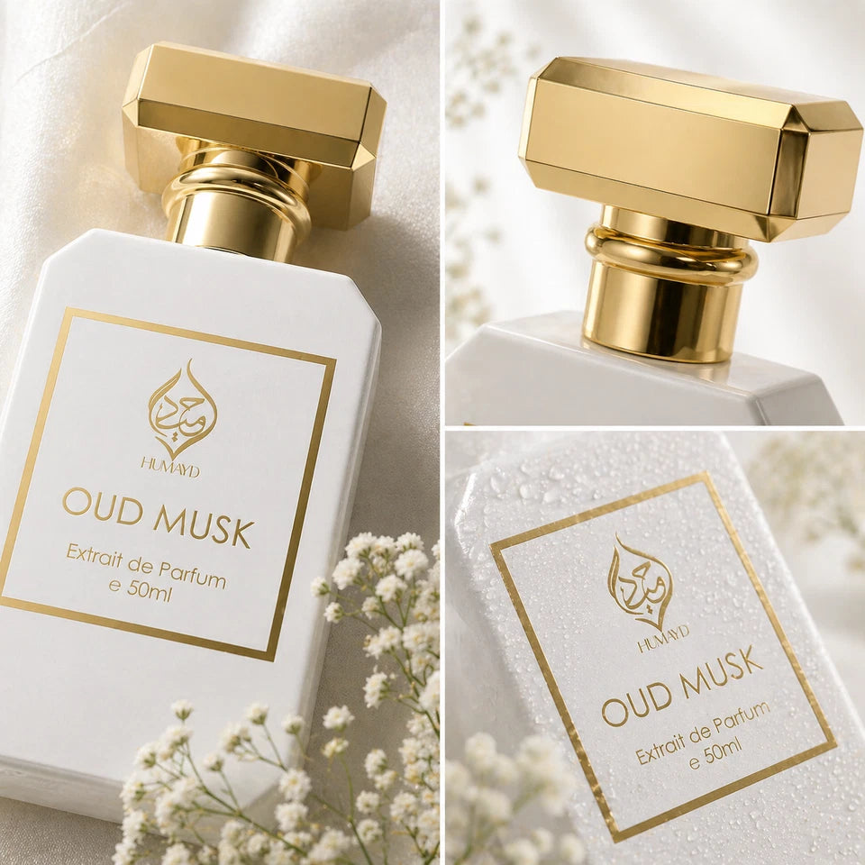 Oud Musk Extrait de Parfum Musk Oud Floral Perfume Long Lasting Unisex 50ml