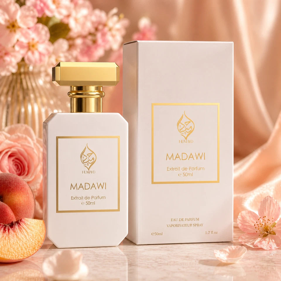 Madawi Extrait de Parfum Unisex Arabian Perfume Premium Long Lasting Humayd 50ml