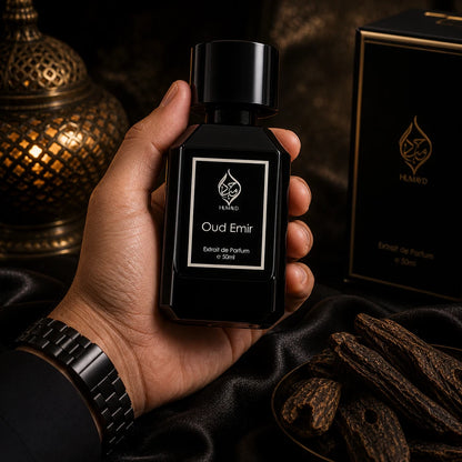Oud Emir Woody Oud Perfume for Men Arabic Niche Extrait de Parfum by Humayd 50ml