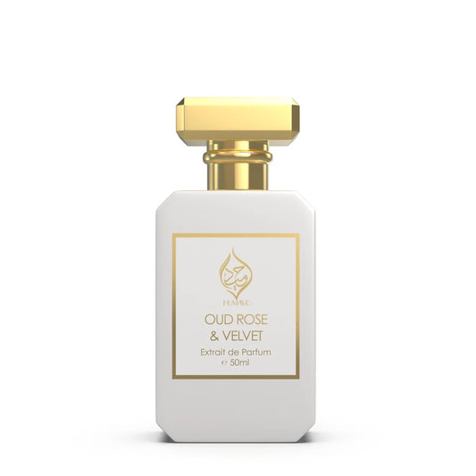 Oud Rose Velvet Floral Oud Womens Perfume Premium Extrait de Parfum Humayd 50ml