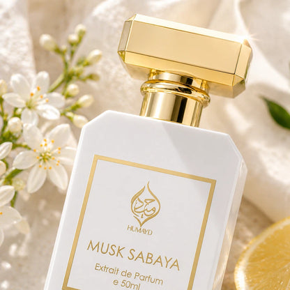 Musk Sabaya Extrait De Parfum Arabian Musk Floral Unisex Perfume by Humayd 50ml