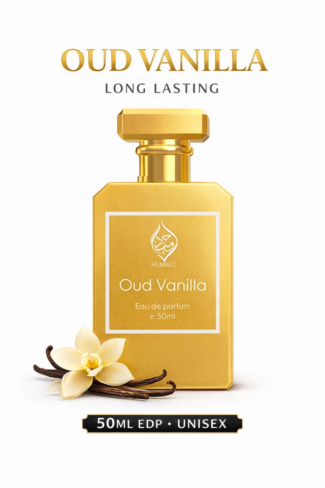 Oud Vanilla Gourmand Arabian Vanilla Oud Perfume Long Lasting Unisex Spray 50ml