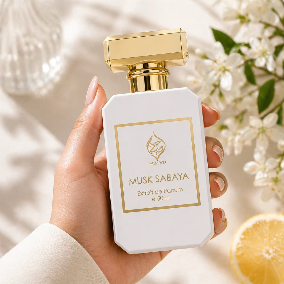 Musk Sabaya Extrait De Parfum Arabian Musk Floral Unisex Perfume by Humayd 50ml