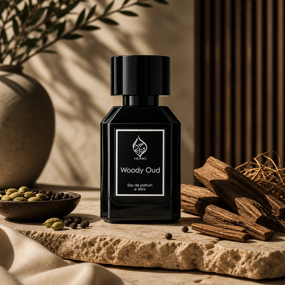 Woody Oud Perfume for Men Long Lasting Oud Fragrance EDP Spray by Humayd 50ml