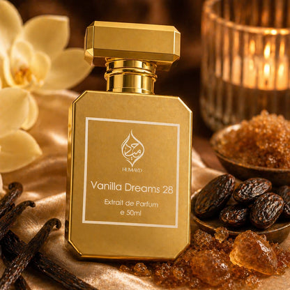 Vanilla Dreams 28 Arabian Gourmand Vanilla Unisex Extrait de Parfum Humayd 50ml