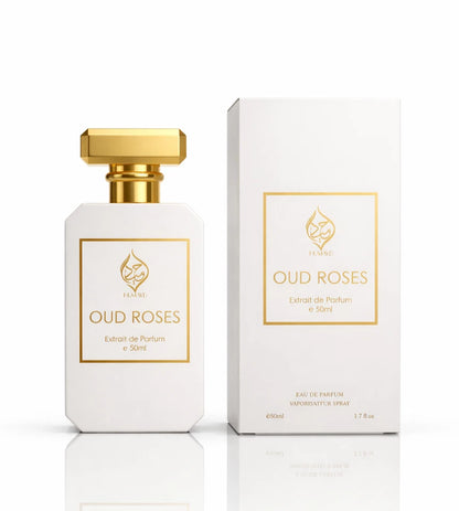 Oud Roses Extrait de Parfum Rose Arabian Oud Perfume Long Lasting by Humayd 50ml