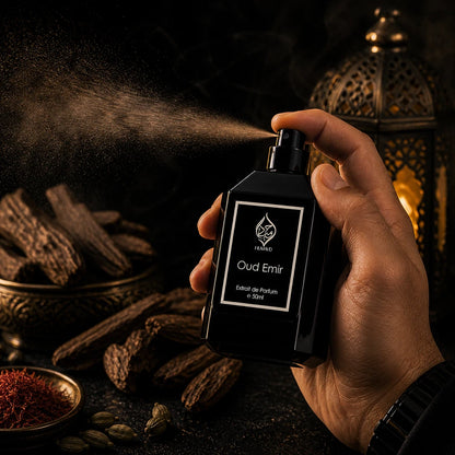 Oud Emir Woody Oud Perfume for Men Arabic Niche Extrait de Parfum by Humayd 50ml