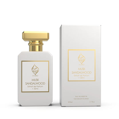 Musk Sandalwood Extrait de Parfum Woody Musk Perfume Unisex Long Lasting 50ml