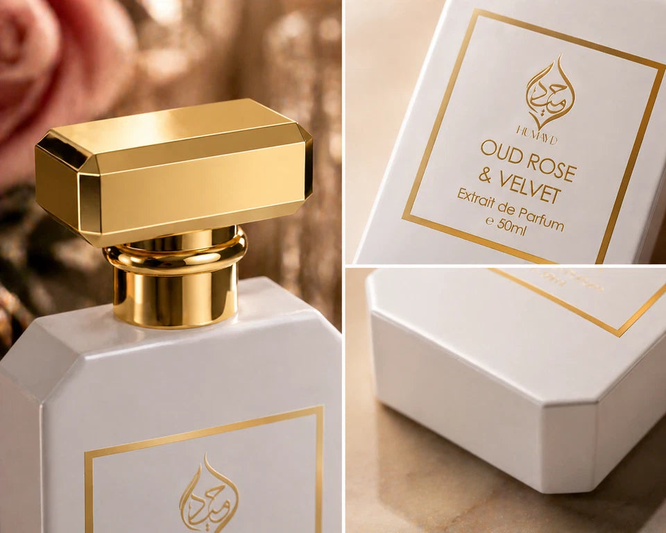 Oud Rose Velvet Floral Oud Womens Perfume Premium Extrait de Parfum Humayd 50ml
