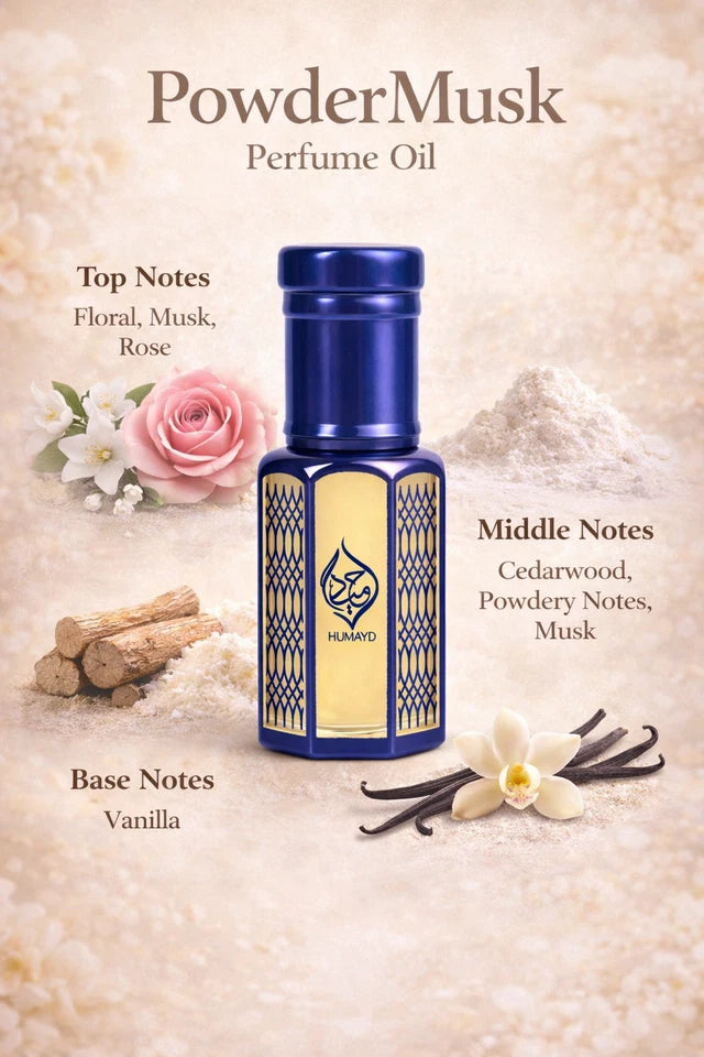6ml Musk Perfume Oils – Arabian Attar Roll-On, Long Lasting & Alcohol Free