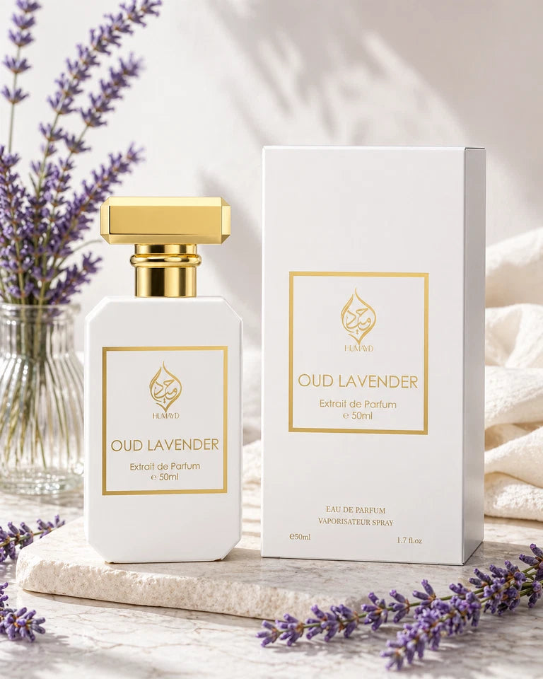 Oud Lavender Extrait de Parfum Spicy Aromatic Oud Unisex Perfume by Humayd 50ml