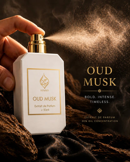 Oud Musk Extrait de Parfum Musk Oud Floral Perfume Long Lasting Unisex 50ml