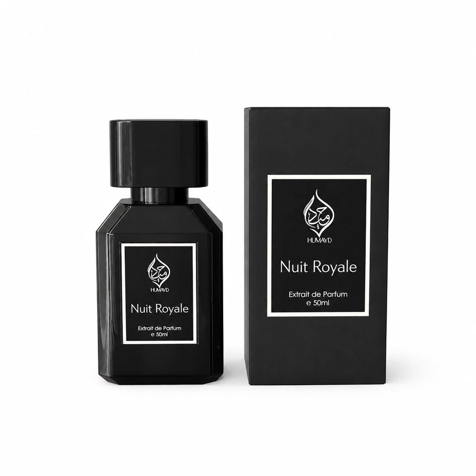 Nuit Royale Eau De Parfum Men's Oud Perfume Woody Arabian Niche by Humayd 50ml