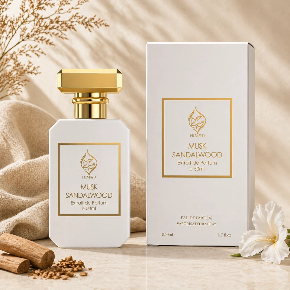 Musk Sandalwood Extrait de Parfum Woody Musk Perfume Unisex Long Lasting 50ml