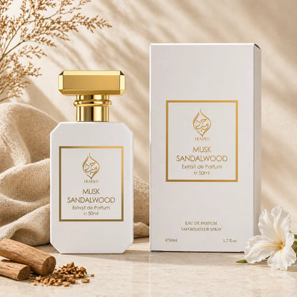 Musk Sandalwood Extrait de Parfum Woody Musk Perfume Unisex Long Lasting 50ml