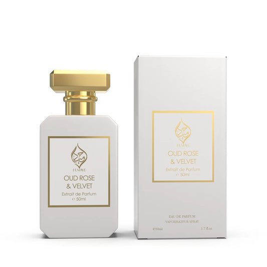 Oud Rose Velvet Floral Oud Womens Perfume Premium Extrait de Parfum Humayd 50ml