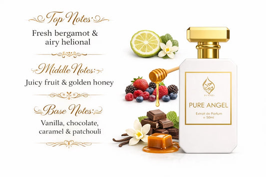 Pure Angel Womens Perfume Niche Gourmand Floral Extrait de Parfum by Humayd 50ml
